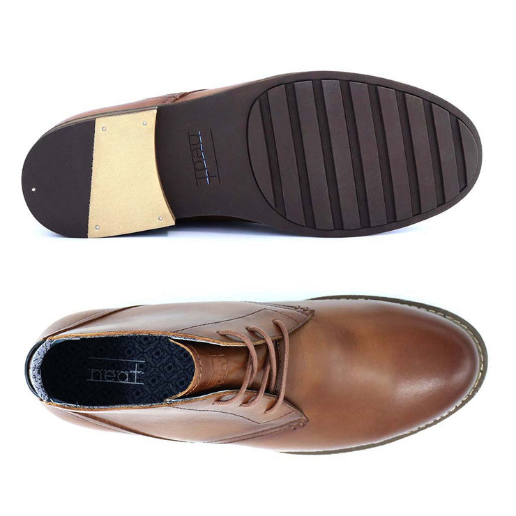 Neat-Footwear-Case-Chukka-Burnished-Tan-Top-View-Product-Page